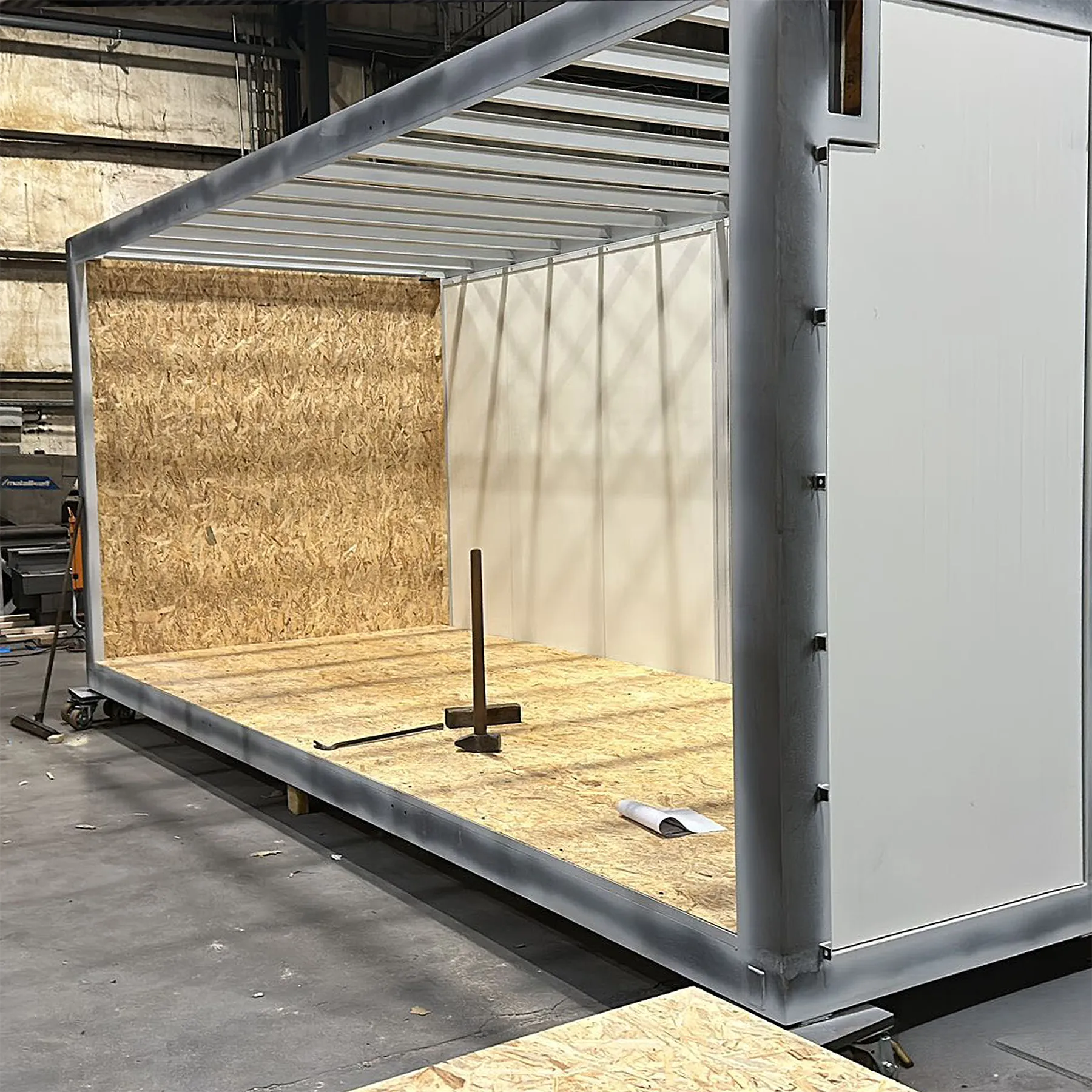 Dämmung eines Containers