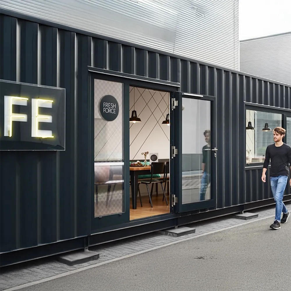 Barcontainer, Kaffeerösterei