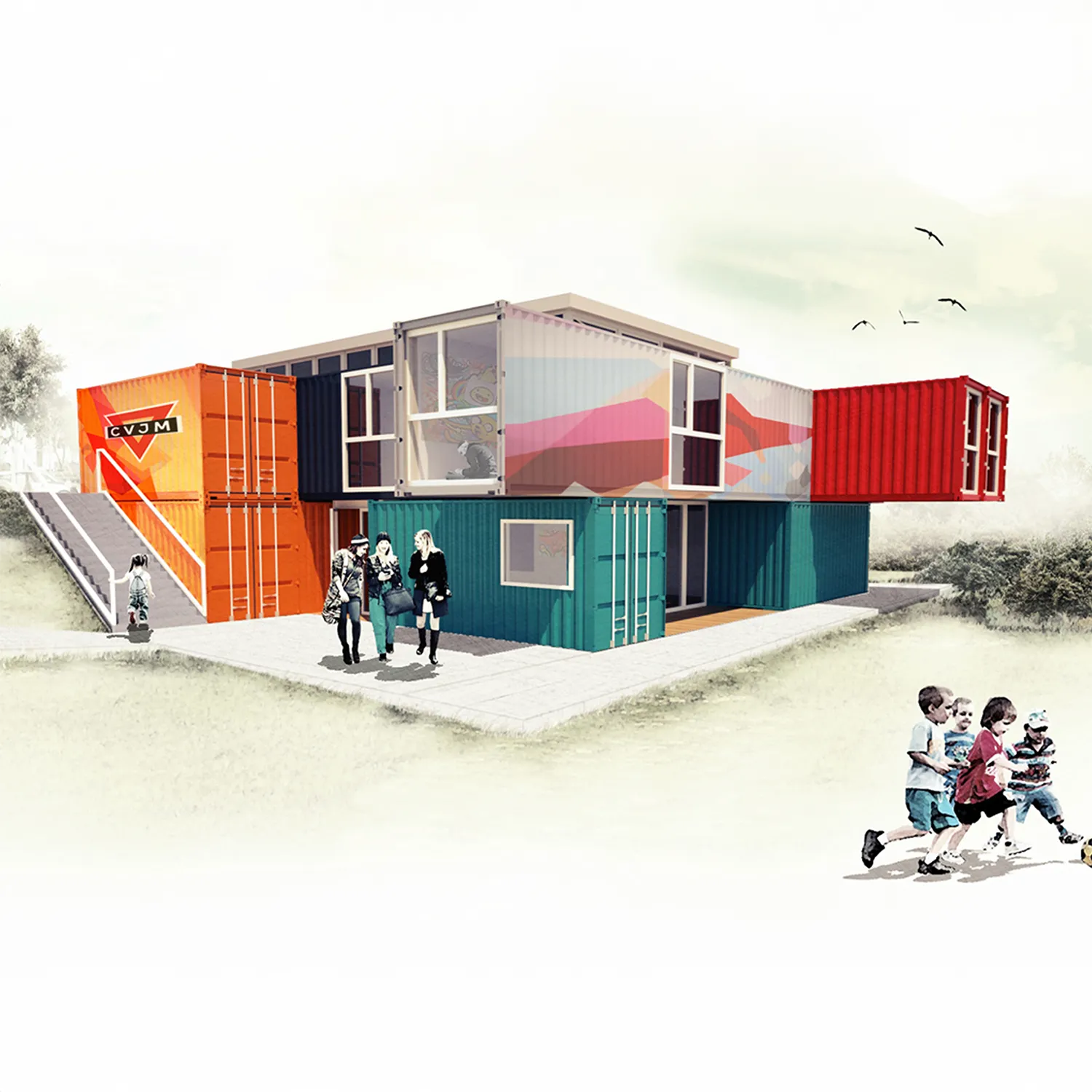 Wohncontainer Seecontainer