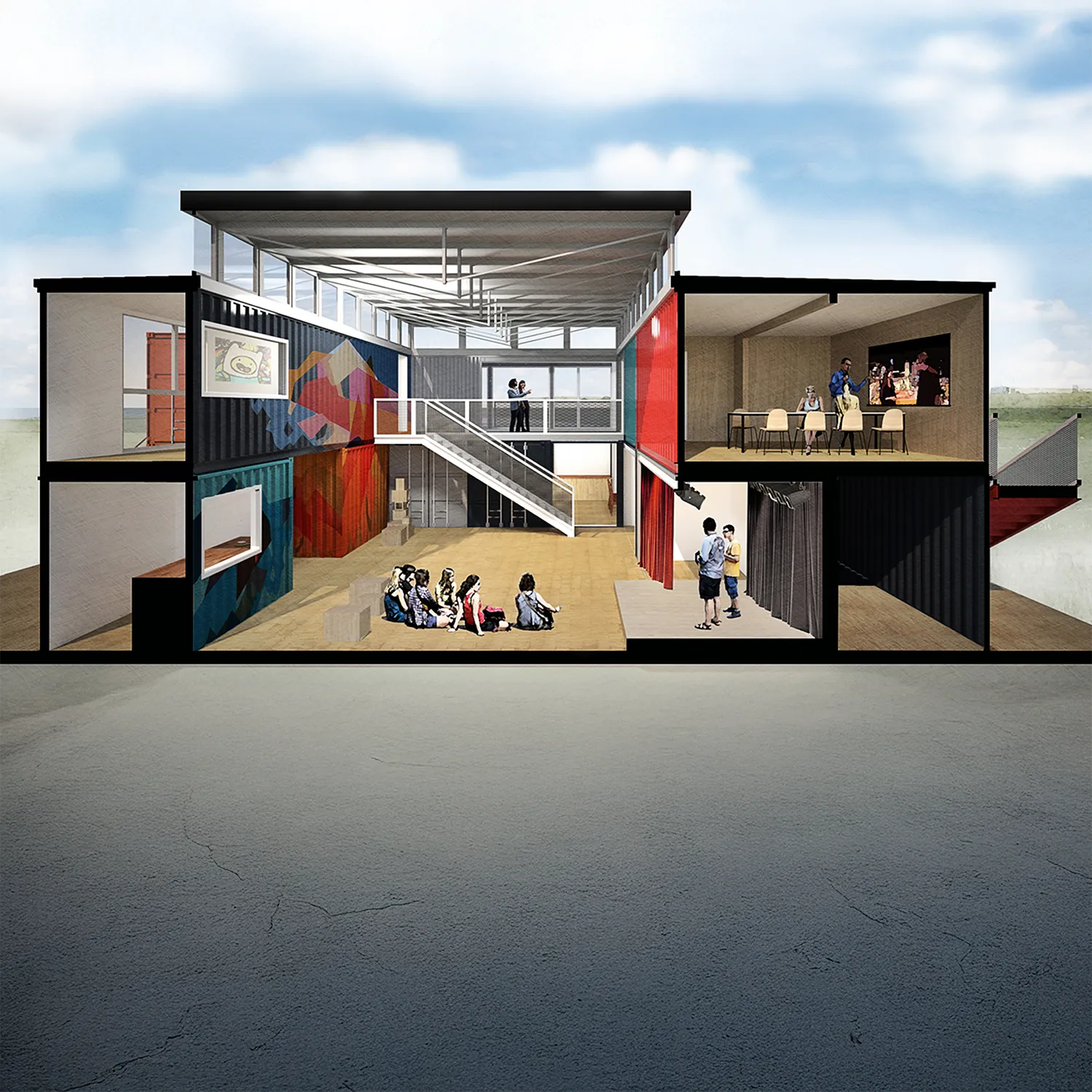 Seecontainer Wohncontainer