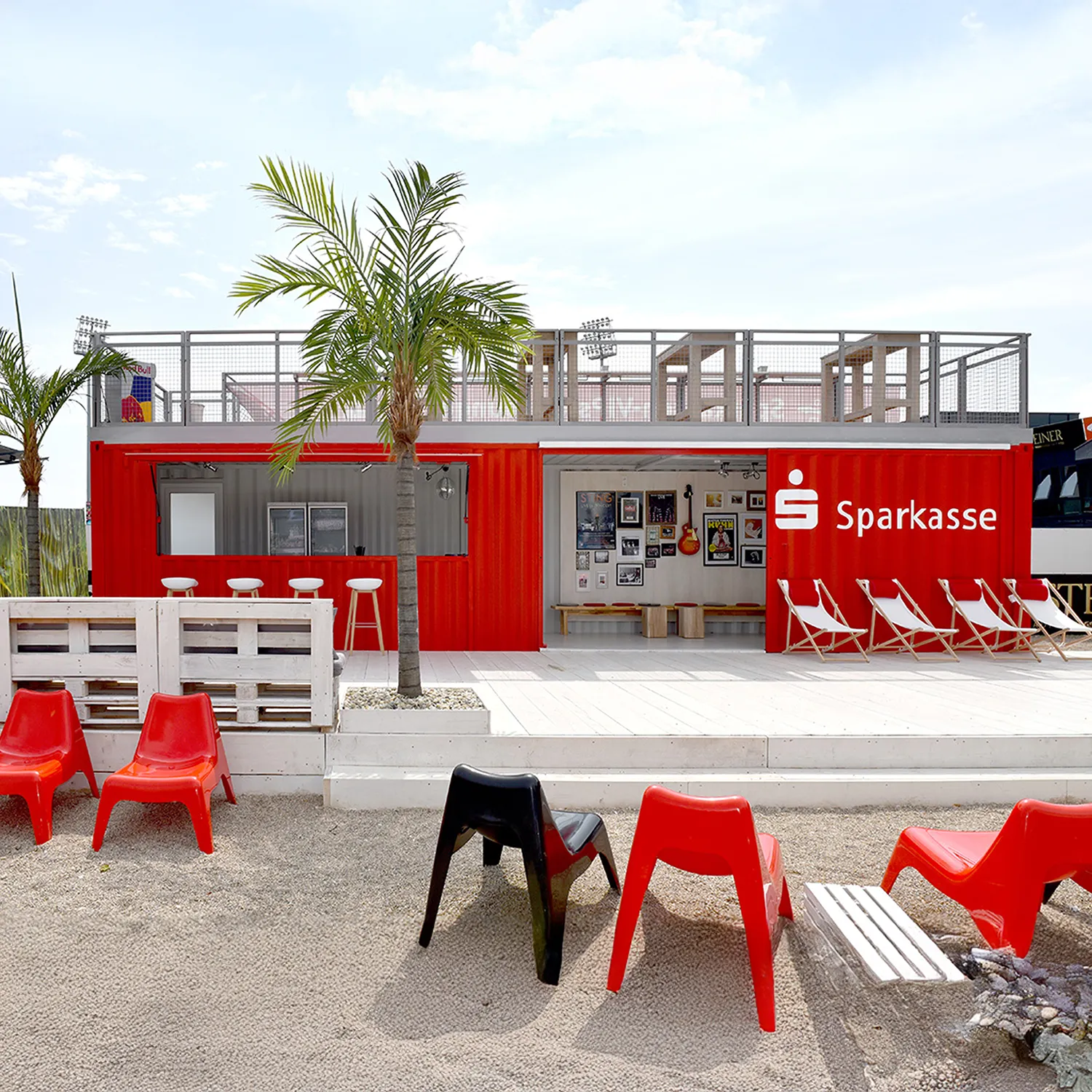 Eventcontainer der Sparkasse