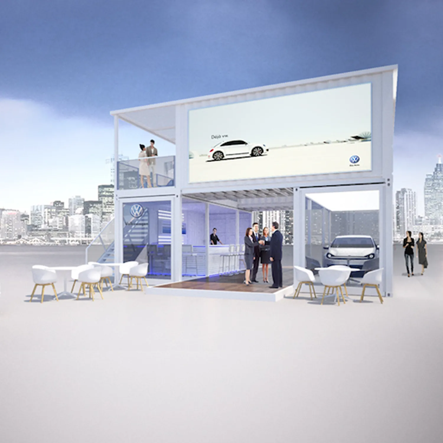 VW Verkaufscontainer, Automobilindustrie