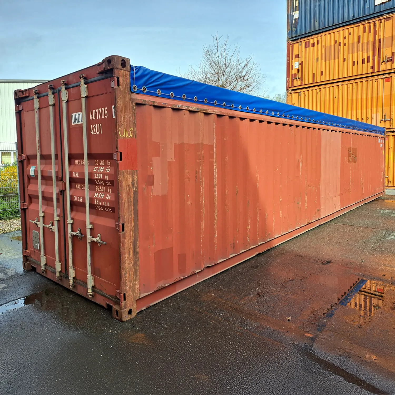 gebrauchter 40 Fuß Open Top Container