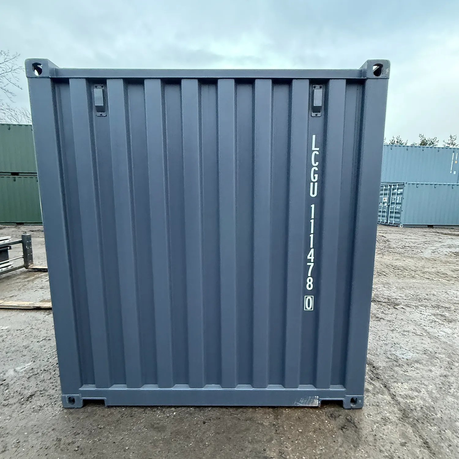 20 Fuß Seecontainer Anthrazit 