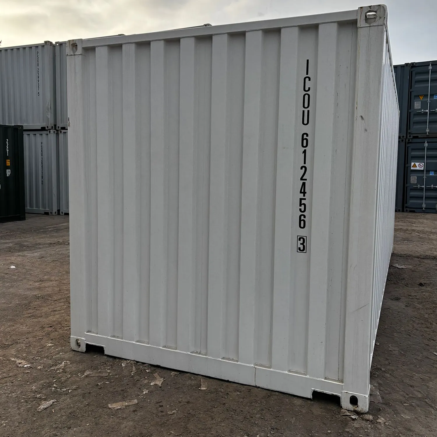 20 Fuß Seecontainer Reinweiß