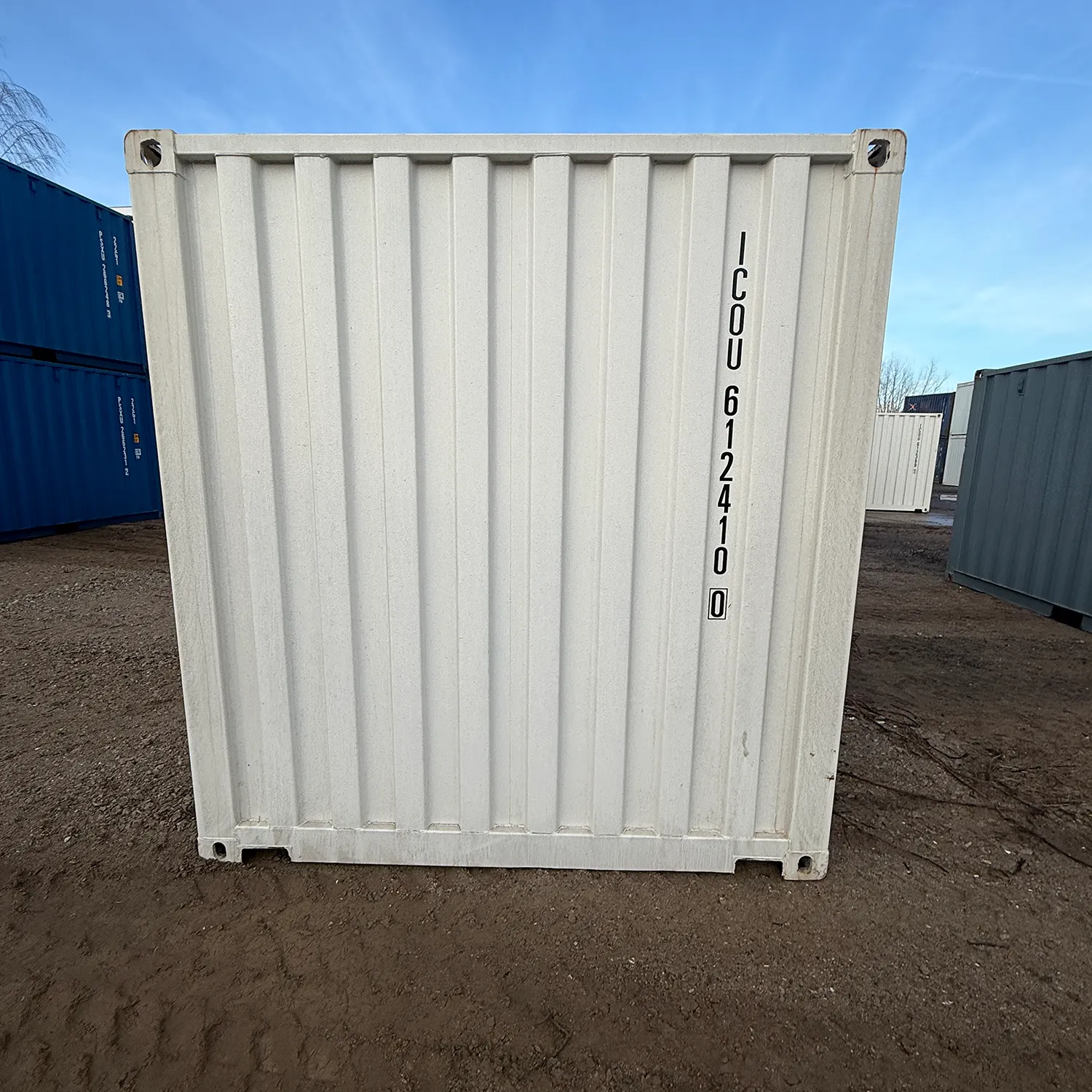 20 Fuß Seecontainer Reinweiß