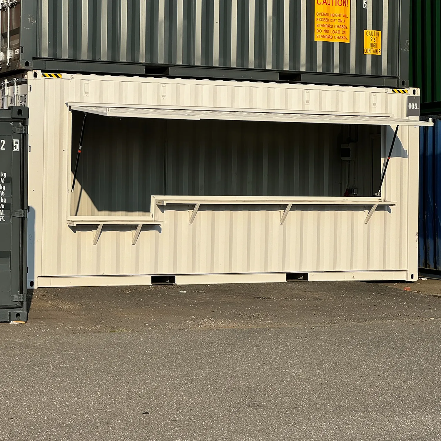 20 Fuß Barcontainer mit Klappe
