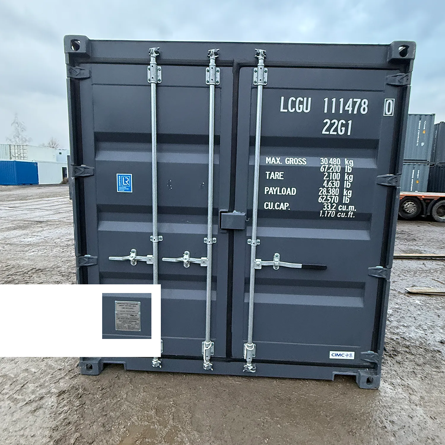 CSC Plakette Seecontainer
