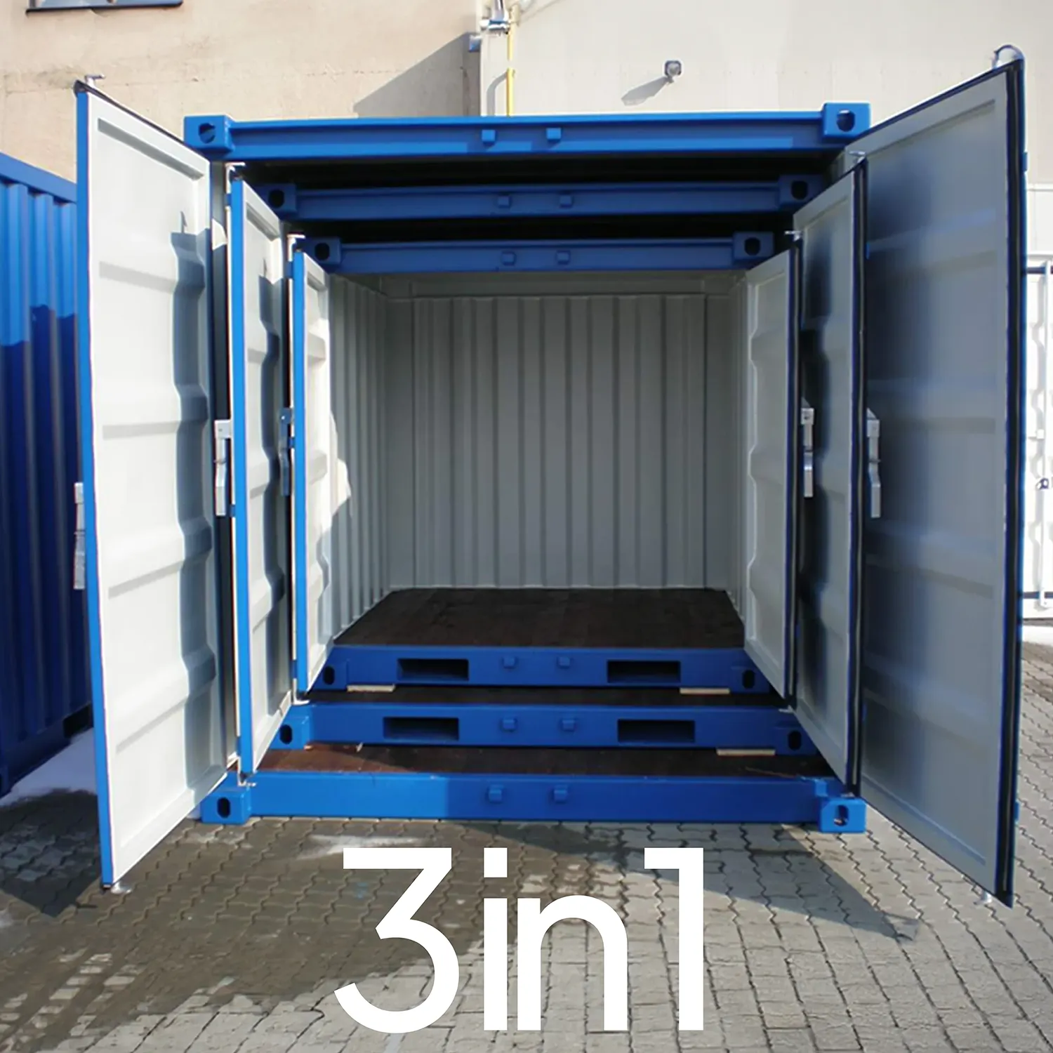 6 Fuß Container in 8 Fuß Container in 10 Fuß Container

