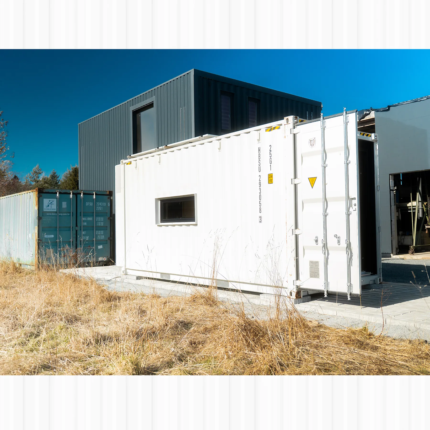 20 Fuß/ 16 m2 Container Tinyhouse von Mein Lagerraum3 mit Solarpanel