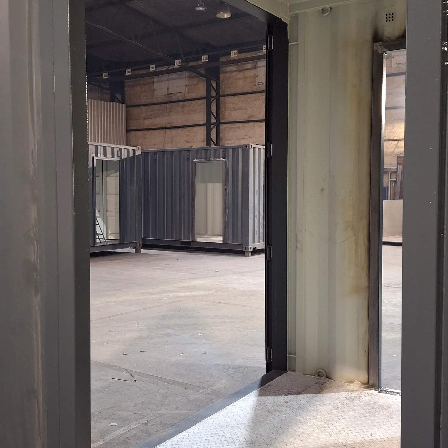 Brandsimulationsanlage im Container, Containersonderbau