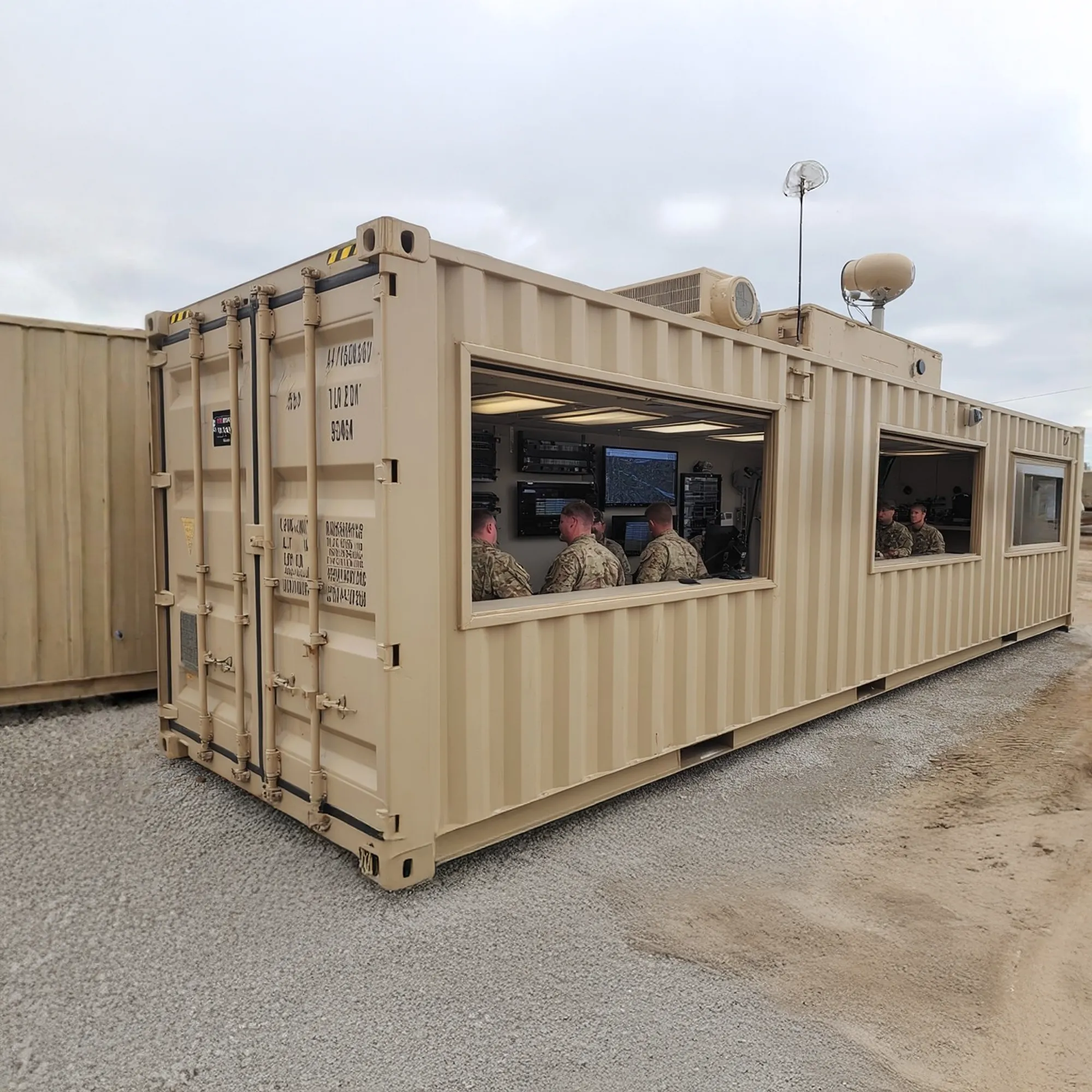 Militärcontainer, Verteidigungsbasis