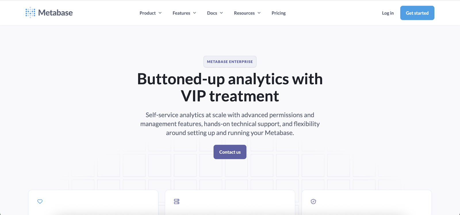 white label embedded analytics tools: metabase enterprise