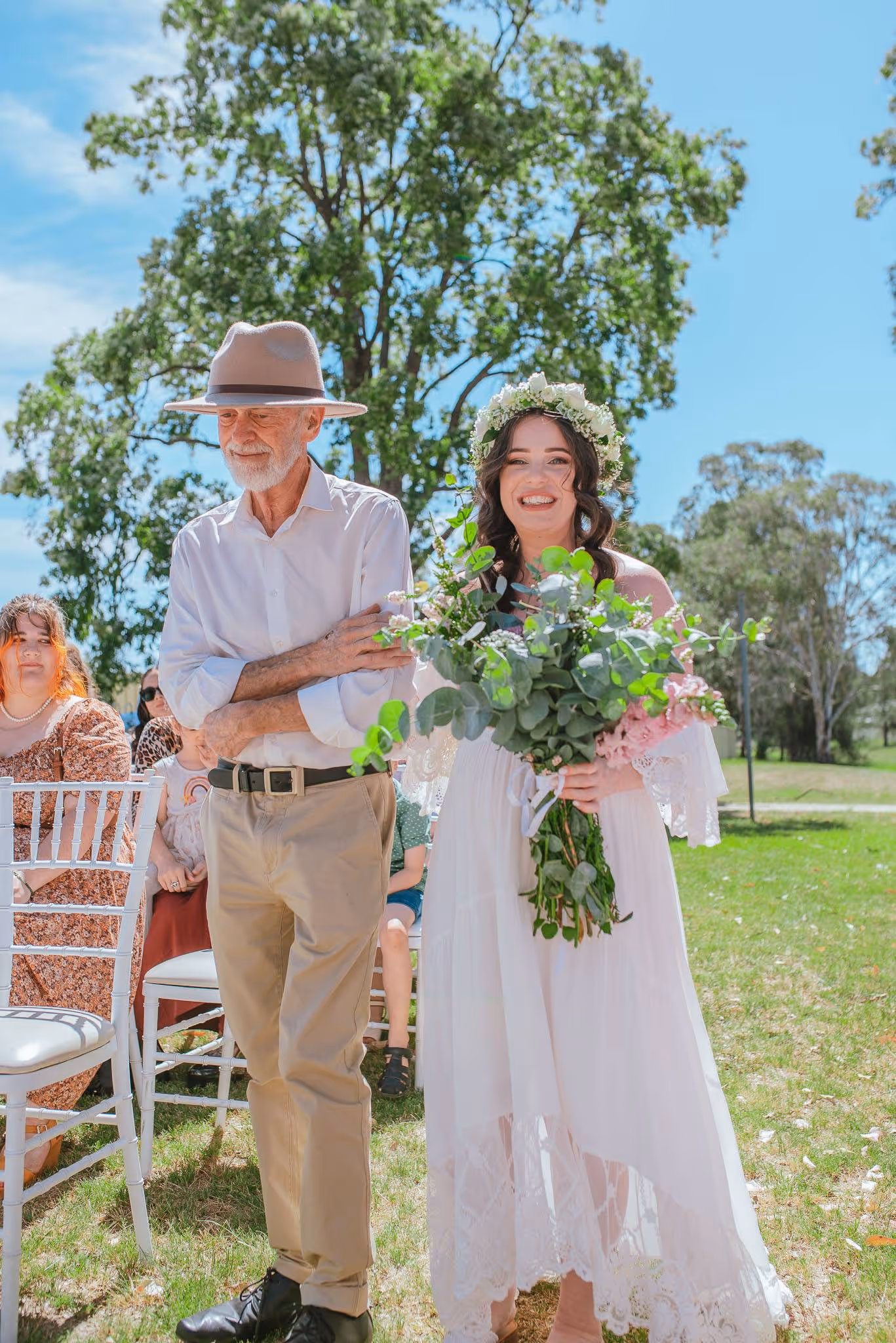 A cozy backyard wedding in Western Sydney