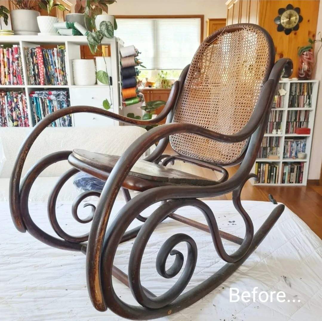 Bentwood rocking chair restoration