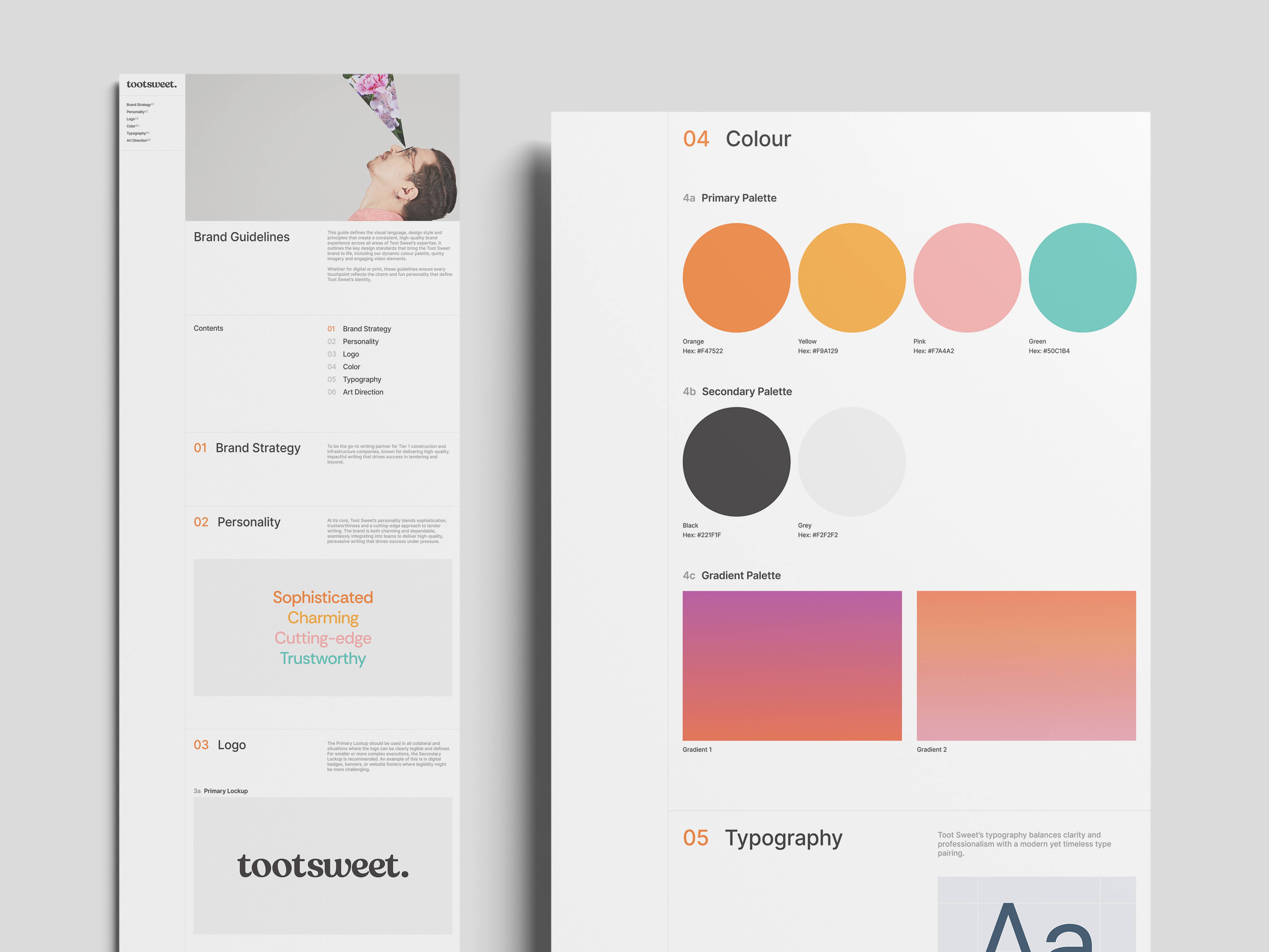 Brand redesign for Toot Sweet