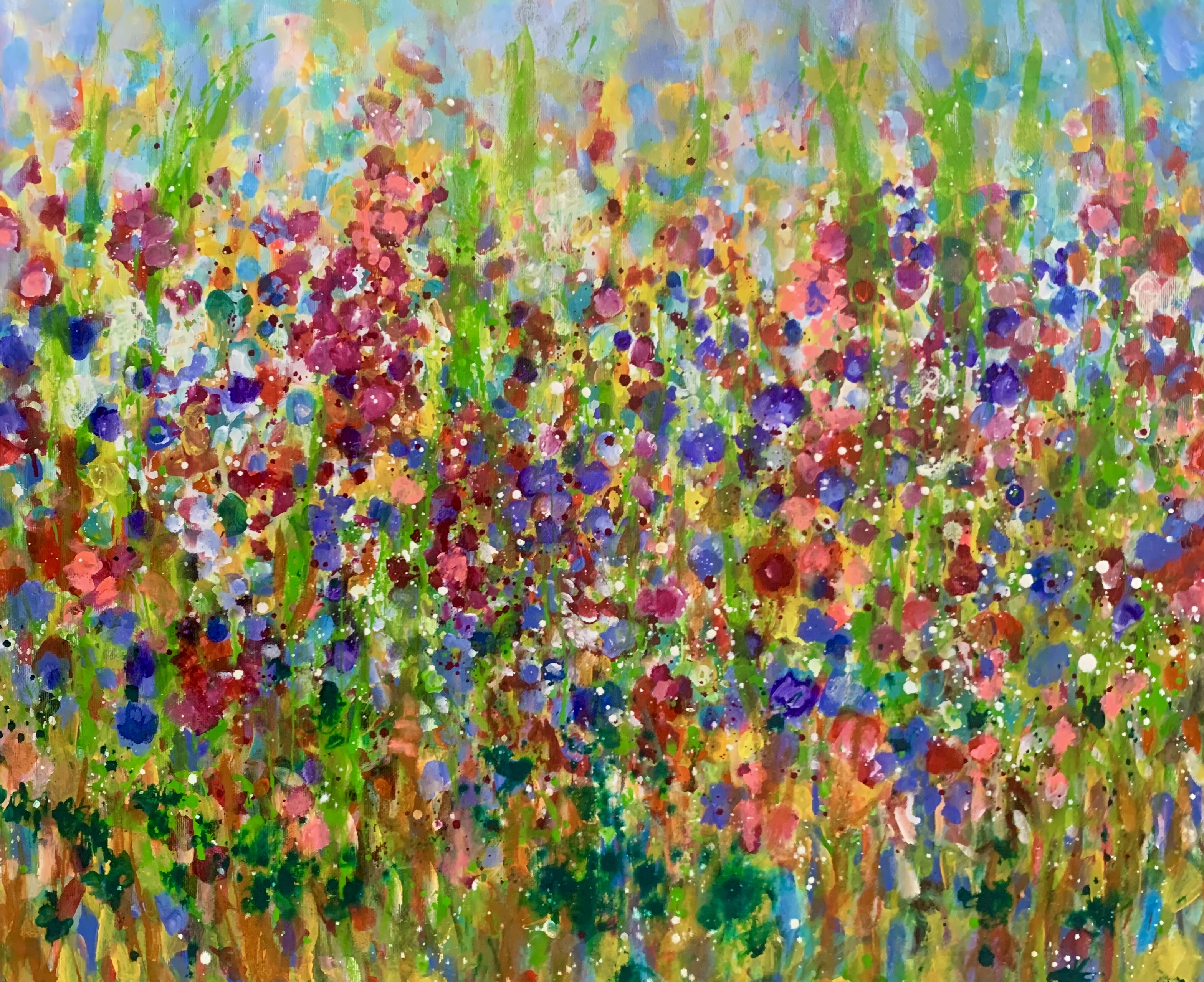 Buntistmeinelieblingsfarbe 90x70 cm