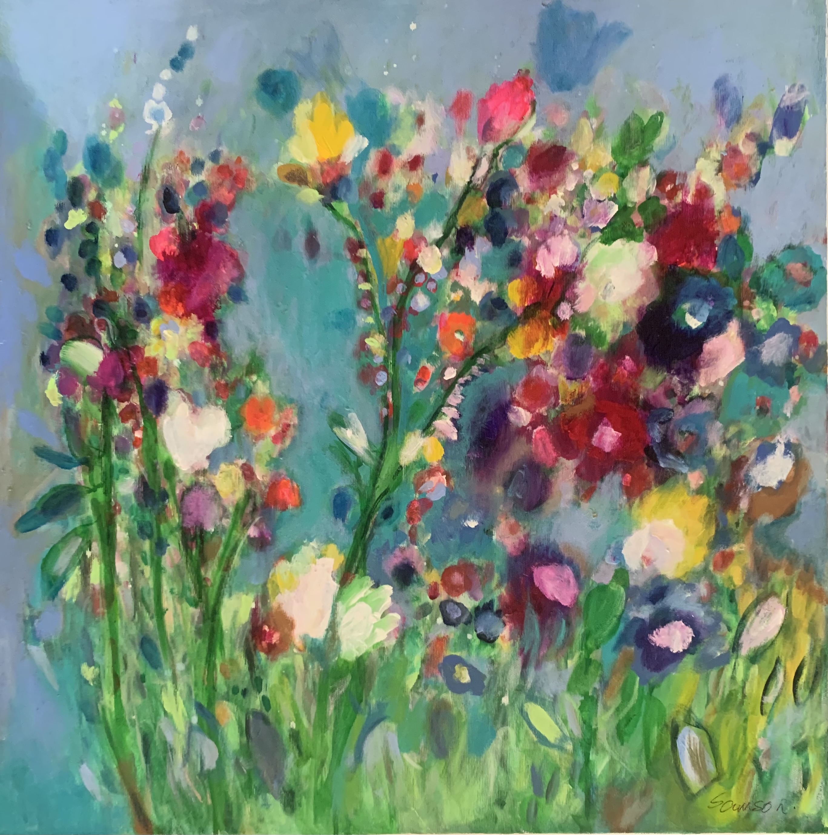 Printemps 60x60 cm
