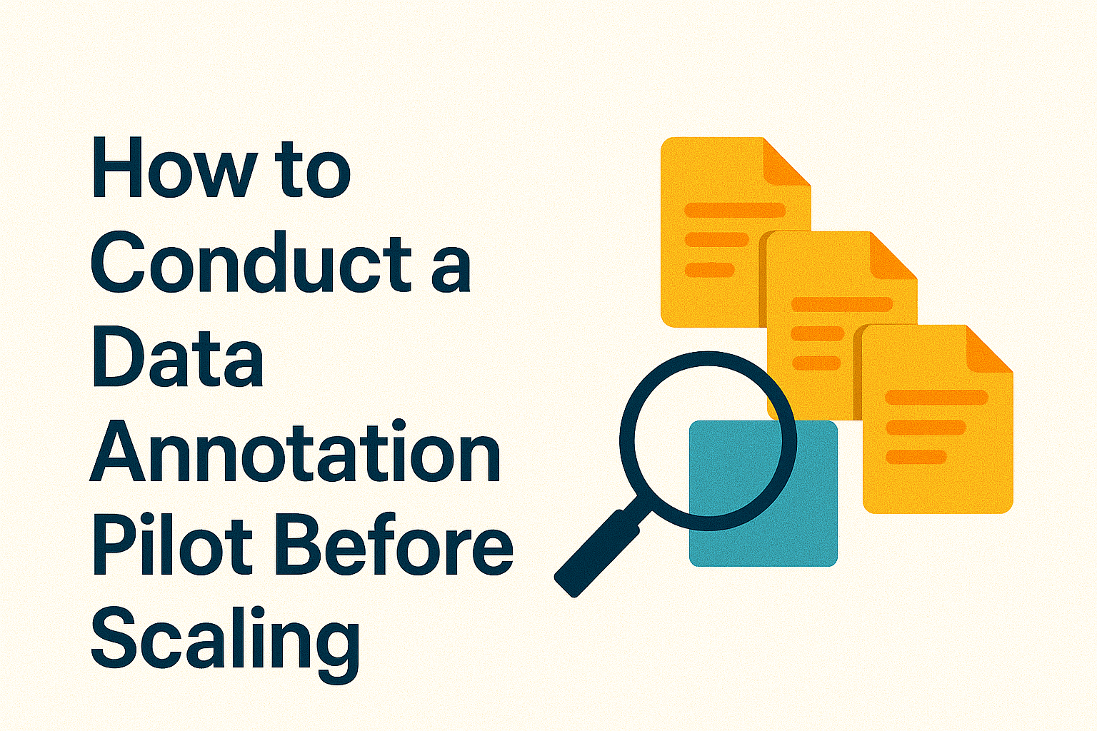 How to Conduct a Data Annotation Pilot Before Scaling