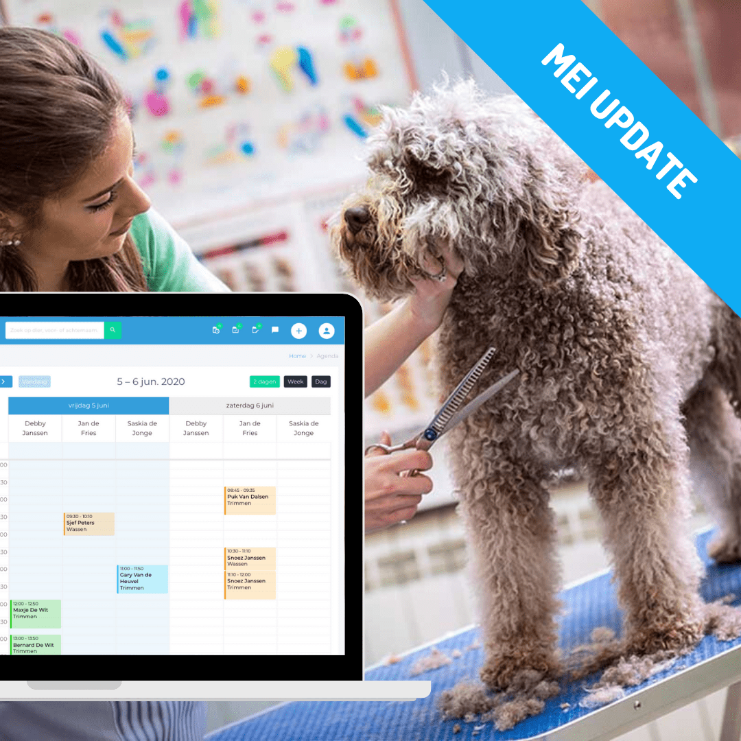 Mei 2020 update met: Lancering Trimsalon product