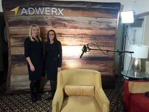 Laurie Weston Davis and Sheri Moritz do video with Adwerx