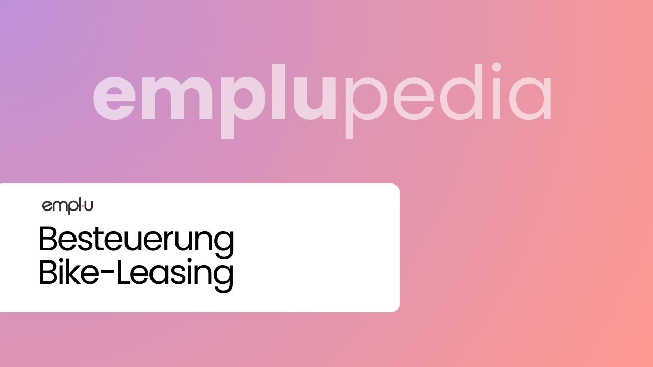 emplu pedia: besteuerung Bike Leasing 