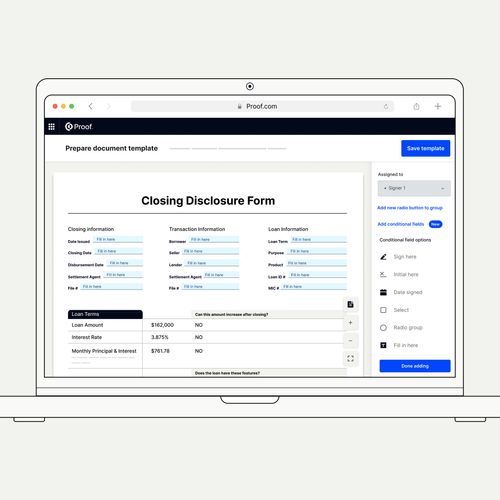 Products - Close | Proof