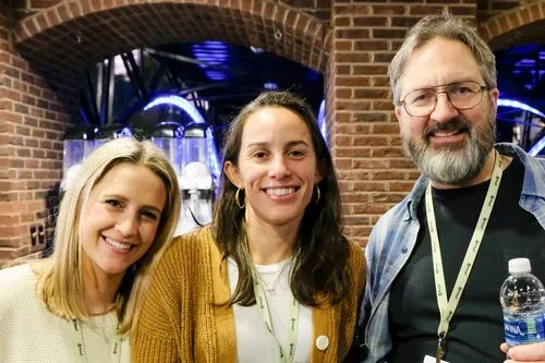 Group of Proof employees at an event