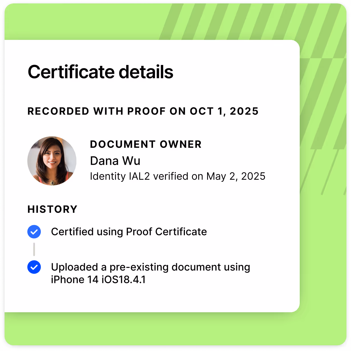 Certify-verifiable-records