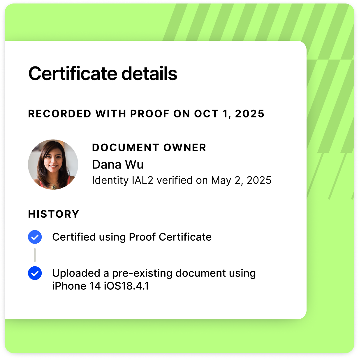 Certify-verifiable-records