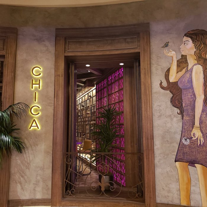 The entrance to CHICA at The Venetian