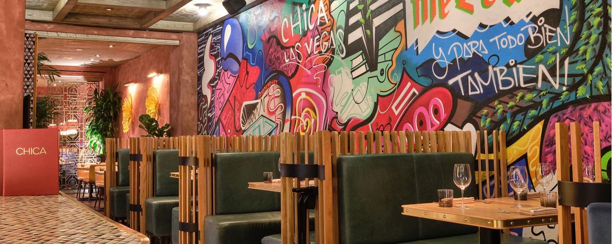 CHICA’s painted mural wall