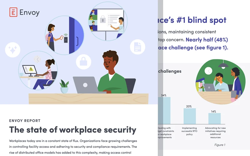 Thumbnail preview of the State of workplace security report.