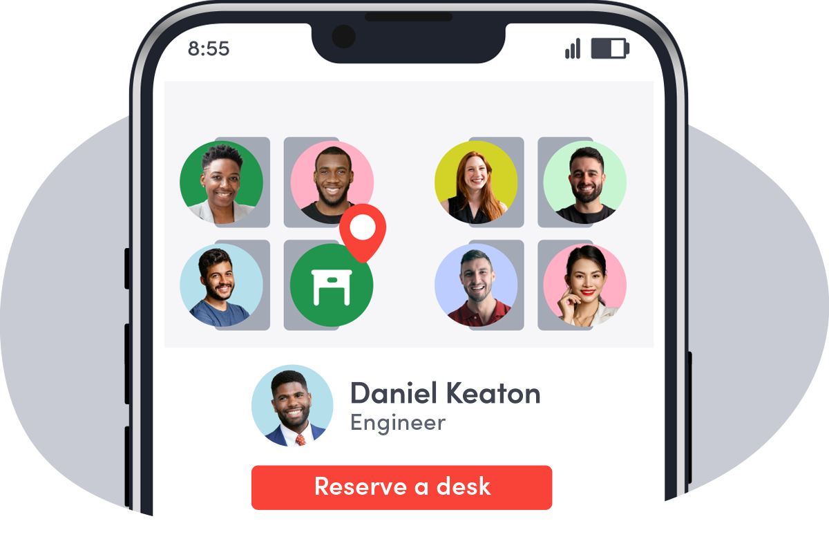 Reserve a desk with the Envoy mobile app
