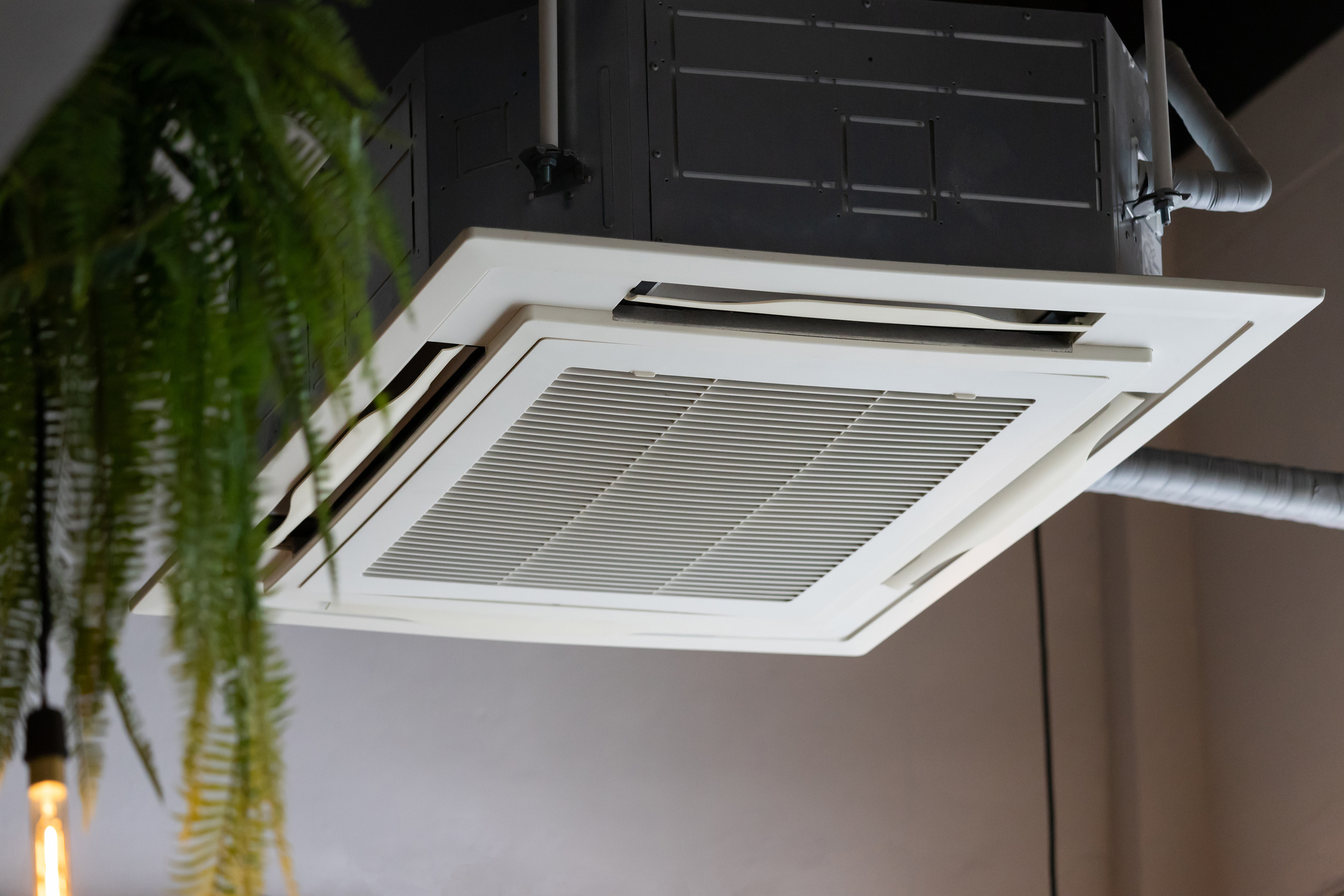 An HVAC unit running smoothly, providing reliable heating and cooling.