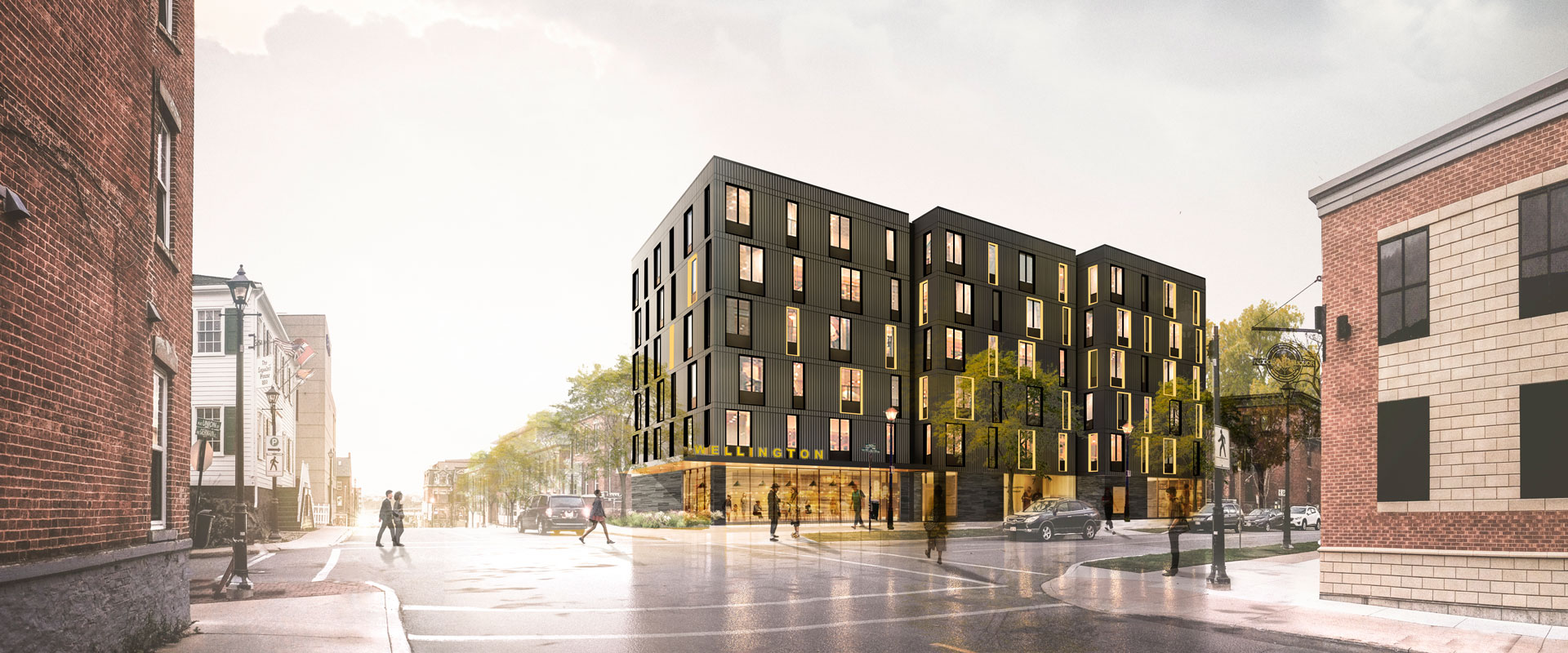The Wellington — Passive House residential building plumbed by Matrix Mechanical in Saint John