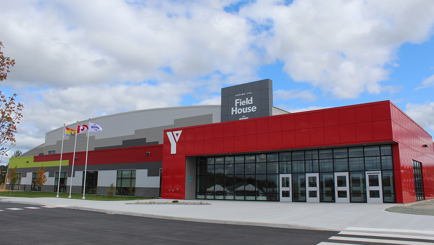 Irving Field House full building plumbing project by Matrix Mechanical, Saint John
