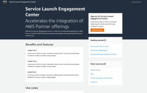 AWS Service Launch Engagement