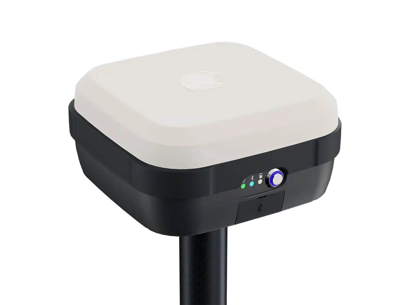 MA8000 GNSS Receiver mounted on a pole. 