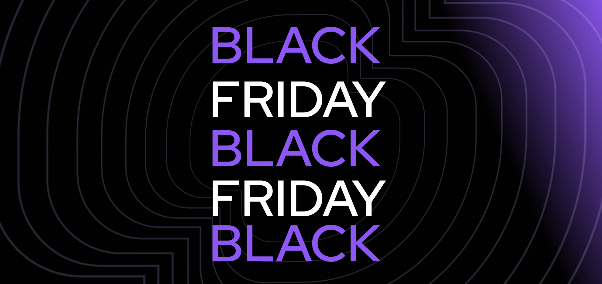 Imagem mostra um carrinho de compras ao lado de um letreiro escrito em inglês: "Promoção de Black Friday".