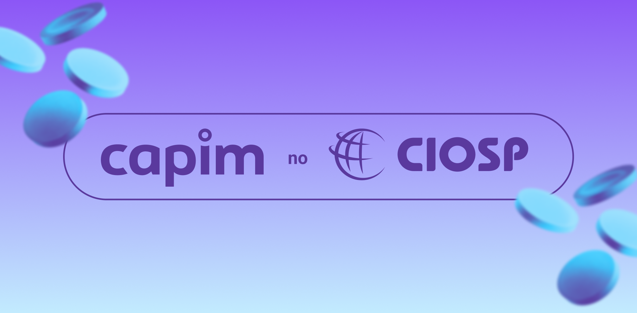 imagem com fundo roxo ao centro as escritas CIOSP