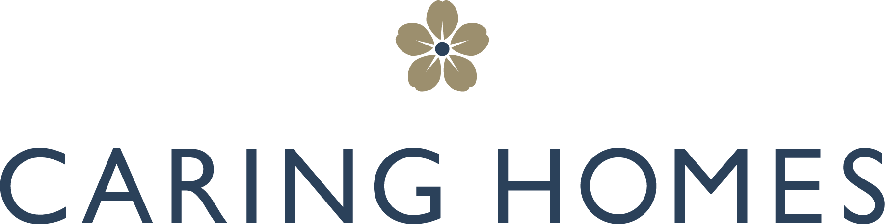 The caring homes logo.