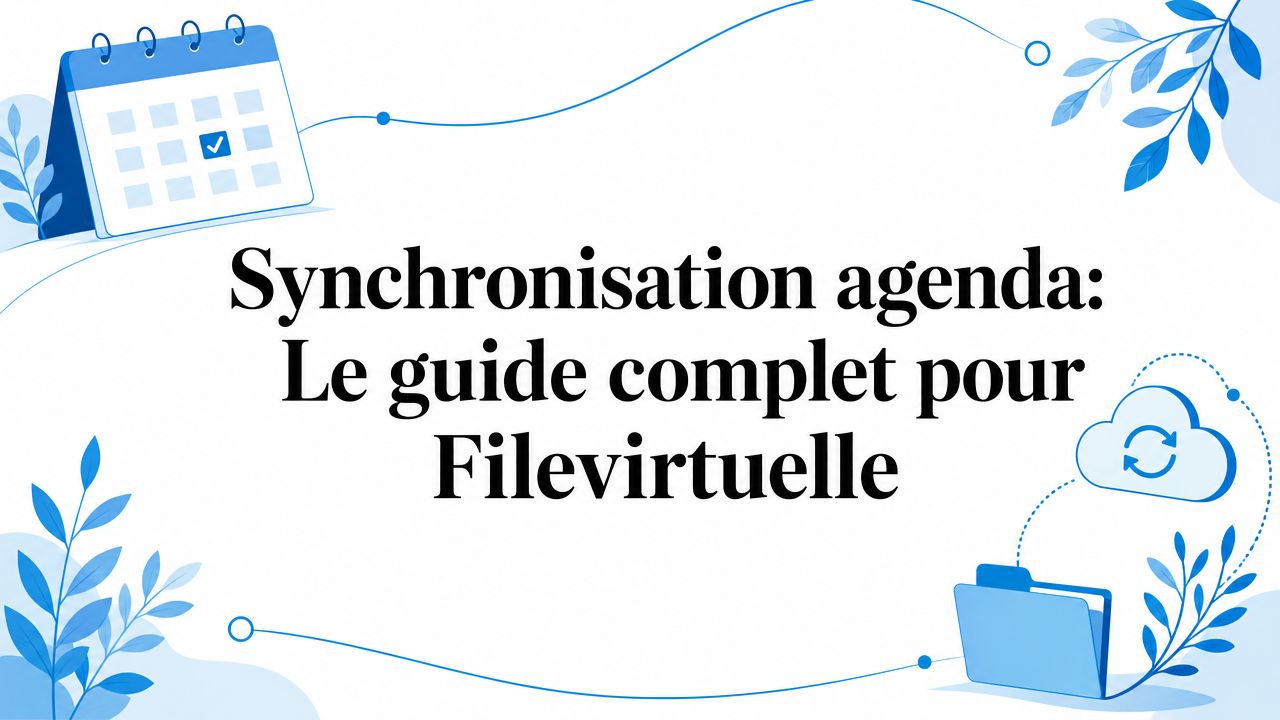 Synchronisation agenda: Le guide complet pour Filevirtuelle