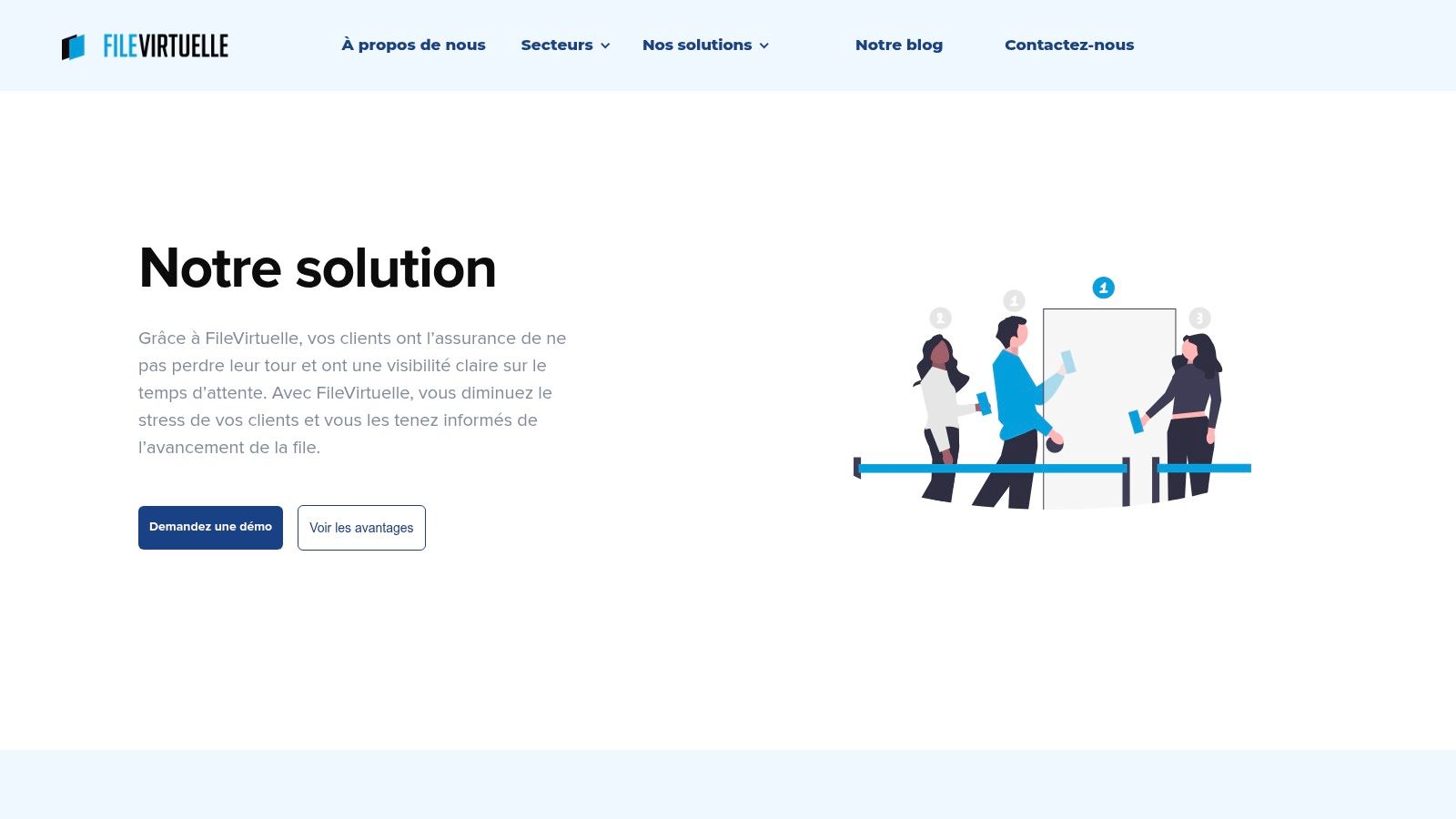 Screenshot from https://www.filevirtuelle.com/notre-solution