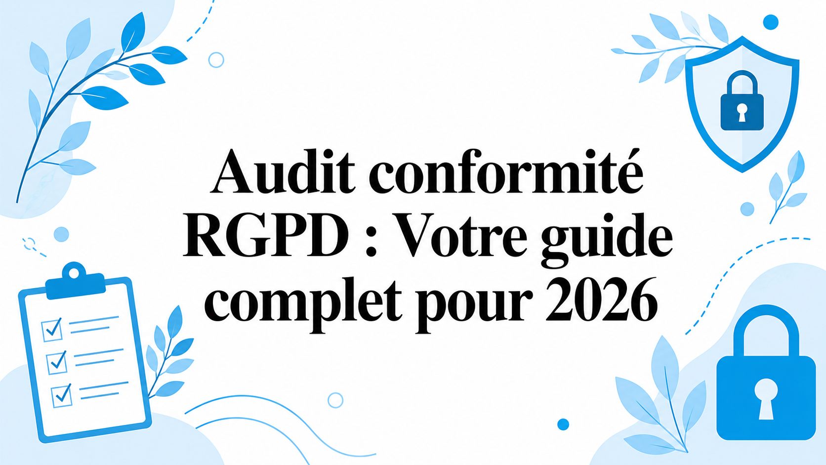 Audit conformité RGPD : Votre guide complet pour 2026