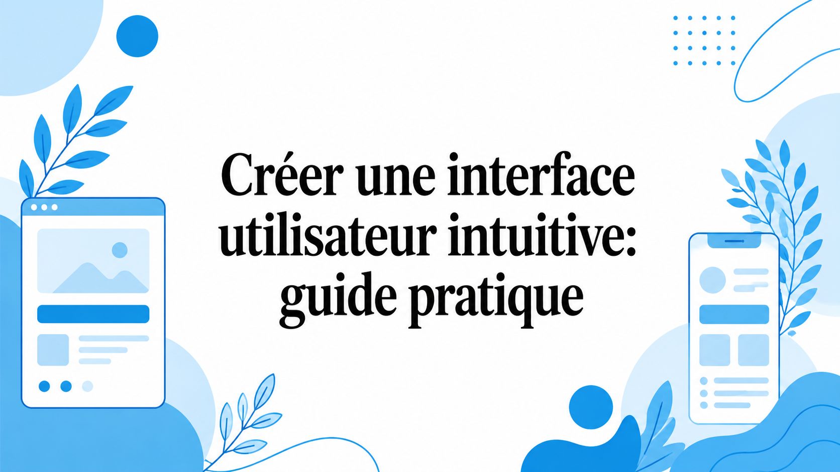 Créer une interface utilisateur intuitive: guide pratique