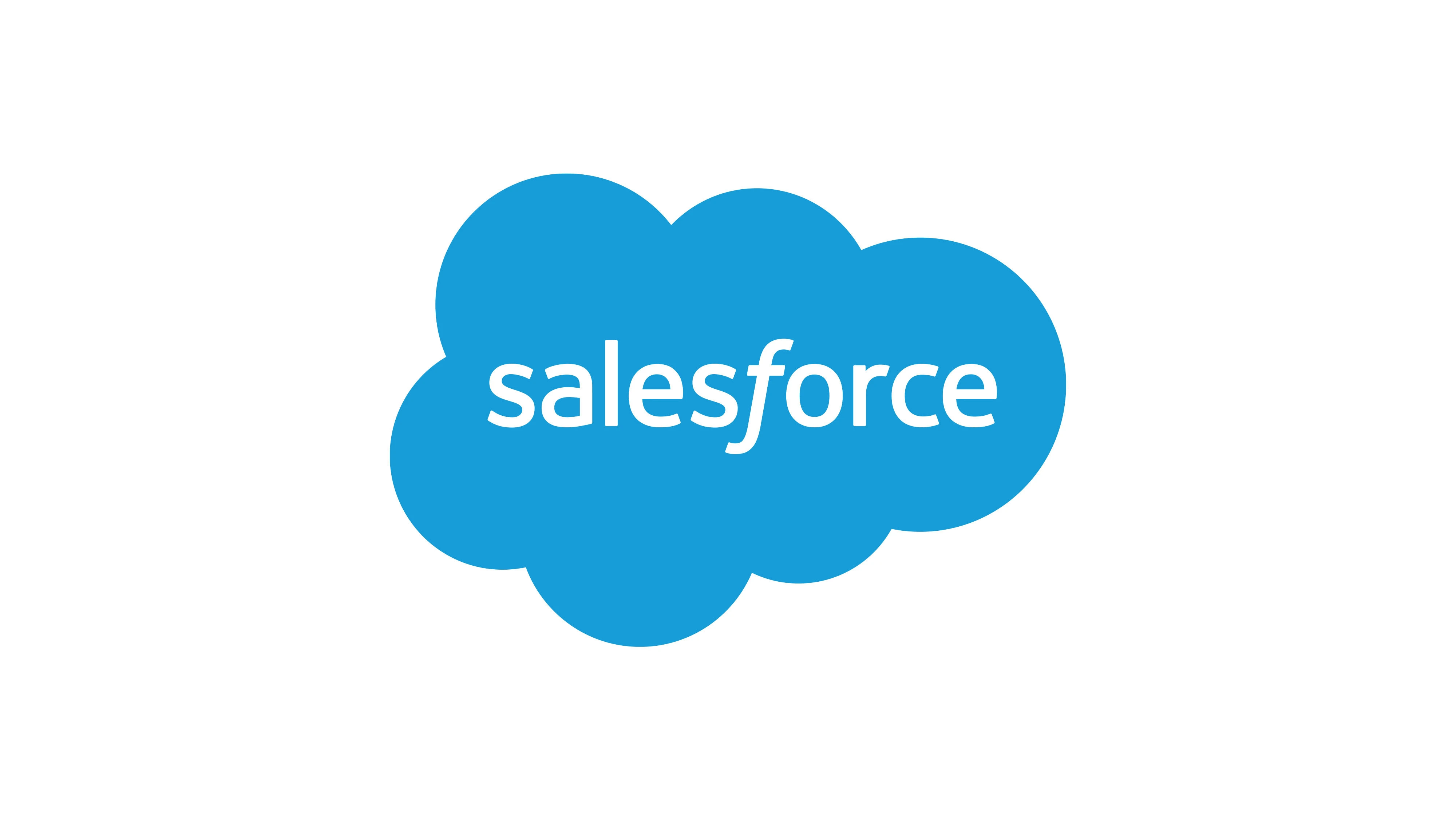 Blue logo from Salesforce.
