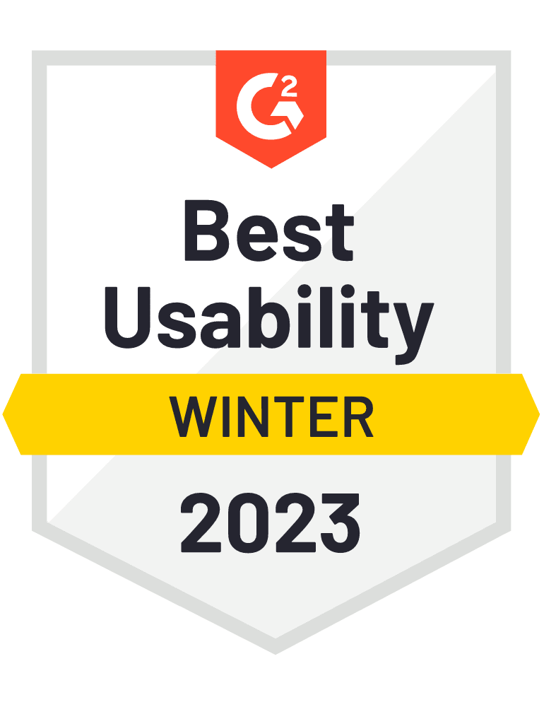 Pulley awarded Best Usability by G2 for winter 2023