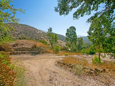 15134 Oak Canyon Rd, Poway CA - graded pad with mountain views