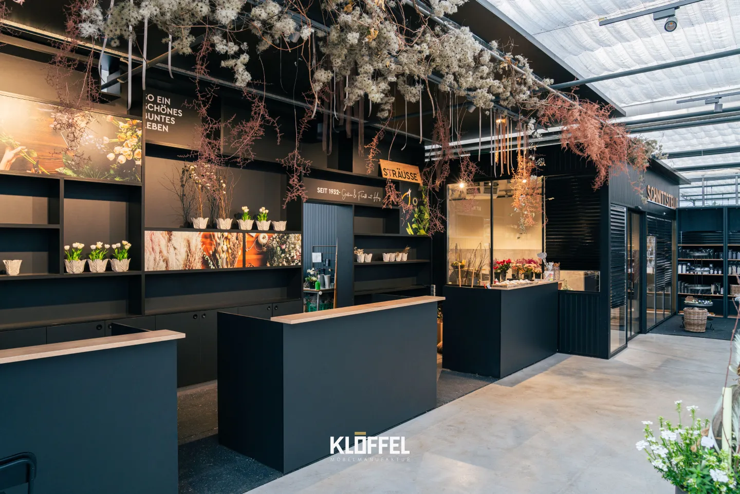 Blumenladen, Theke, Schreinerei, Klöffel, Thundorf